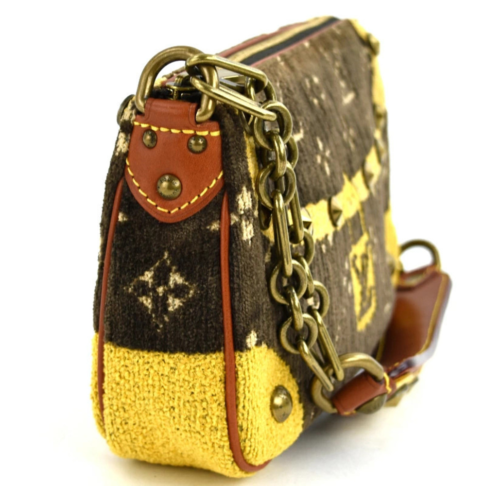 Louis Vuitton Monogram Trompe loeil Pochette Accessoires Handbag Terry Cloth - Picture 5 of 11